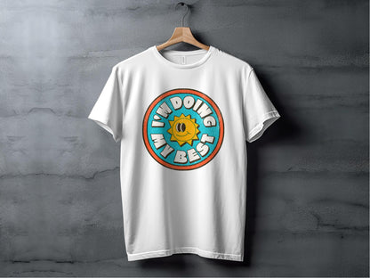 I'm Doing My Best Tee XS / White