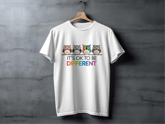 It's OK to Be Different Tee XS / White