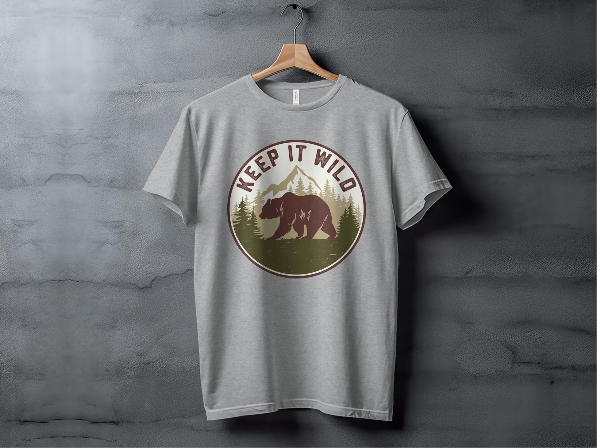 Keep It Wild Bear Tee XS / Athletic Heather