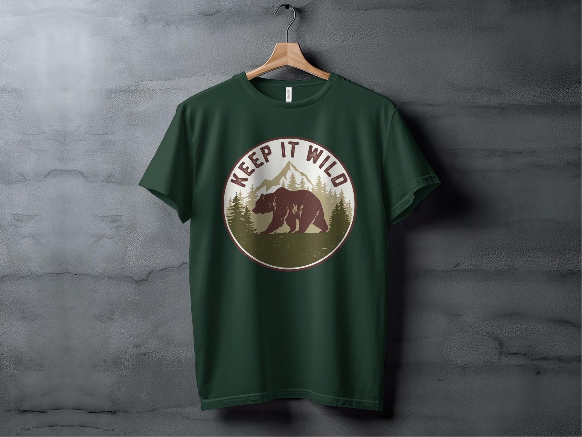 Keep It Wild Bear Tee XS / Forest