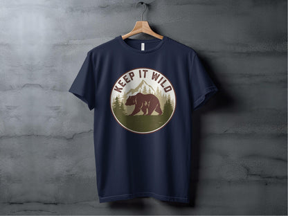 Keep It Wild Bear Tee XS / Navy