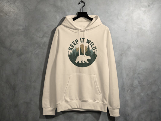 Keep It Wild Silhouette Hoodie S / Sand
