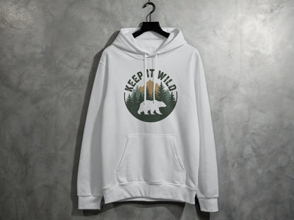 Keep It Wild Silhouette Hoodie S / Sport Grey