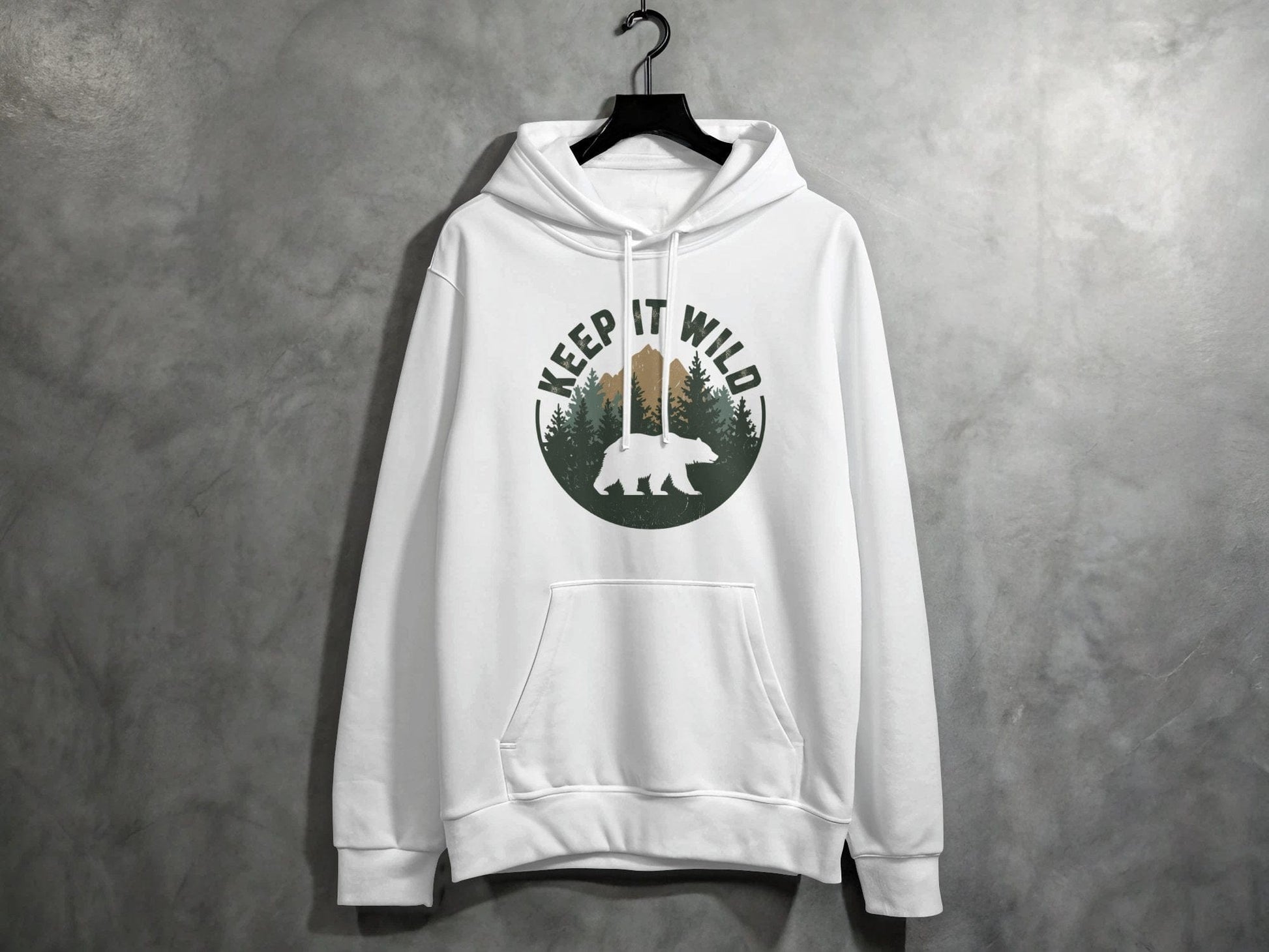 Keep It Wild Silhouette Hoodie S / White