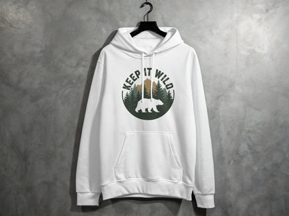 Keep It Wild Silhouette Hoodie S / White