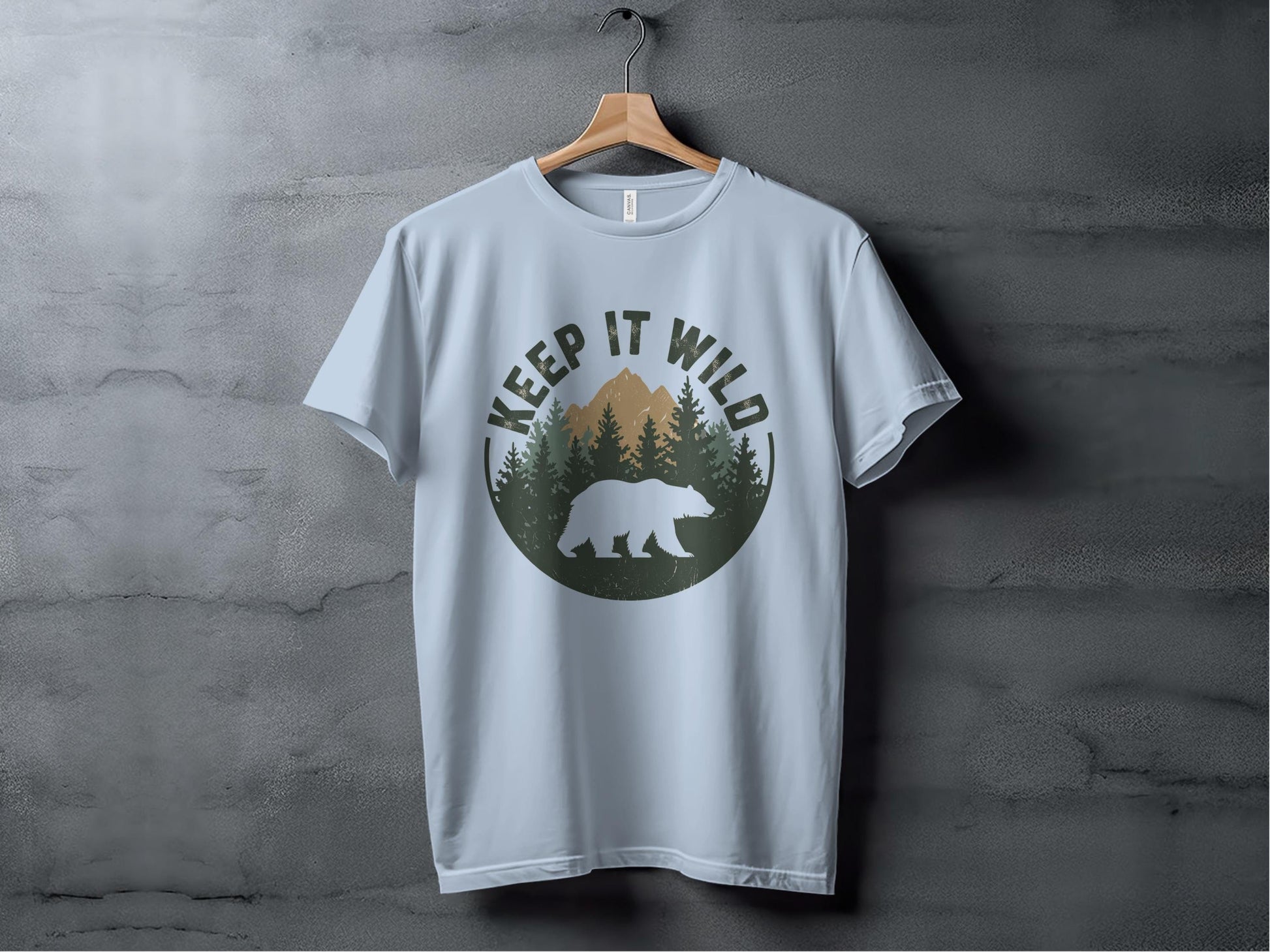 Keep It Wild Silhouette Tee XS / Light Blue
