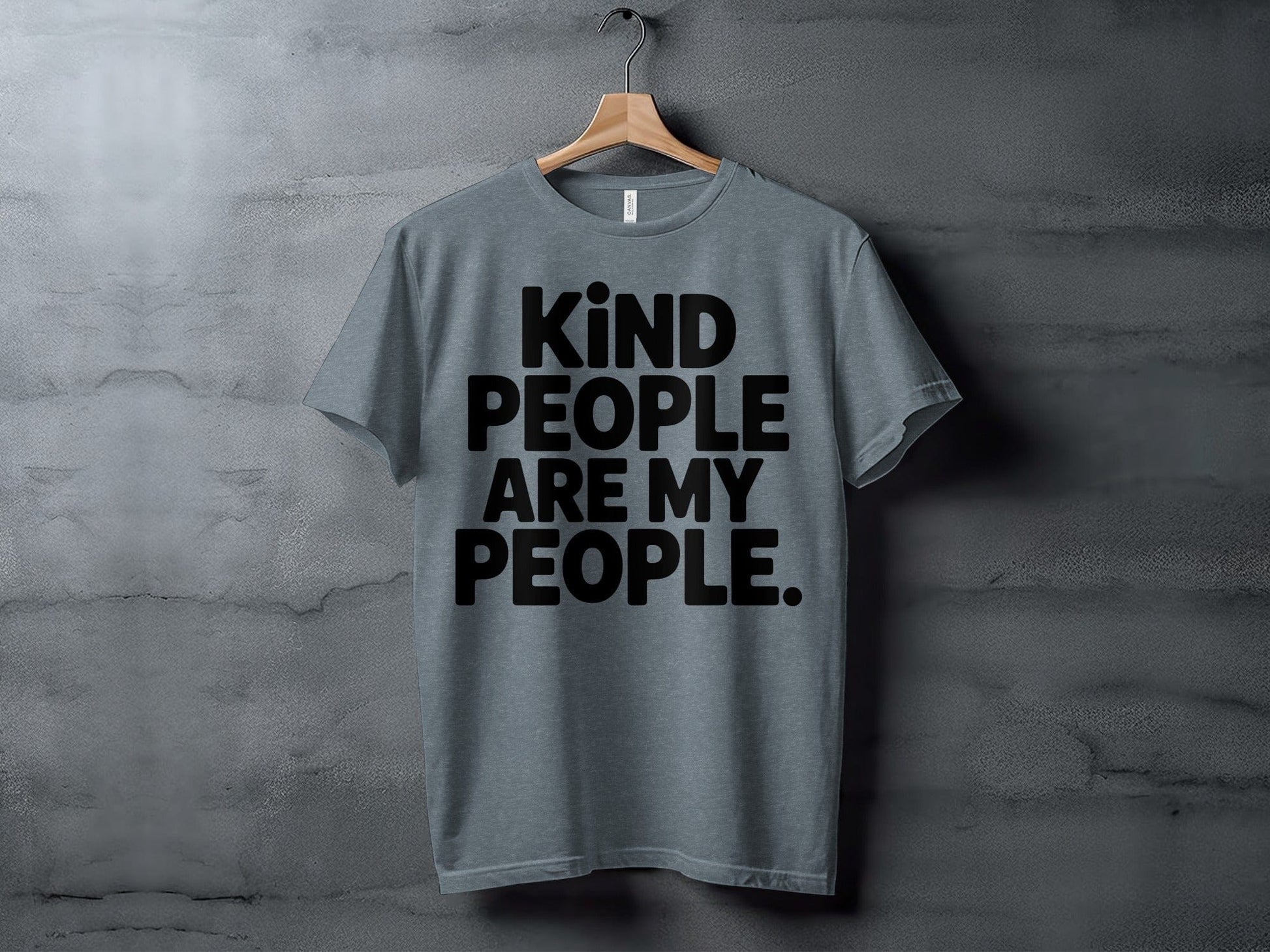 kind people are my people XS / Heather Slate