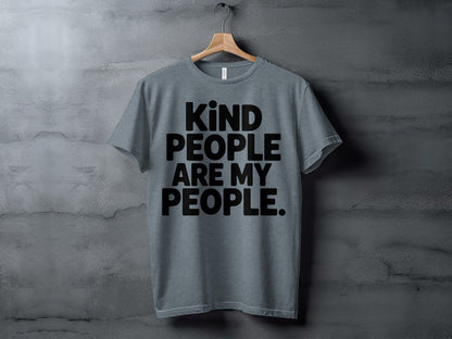 kind people are my people XS / Heather Slate