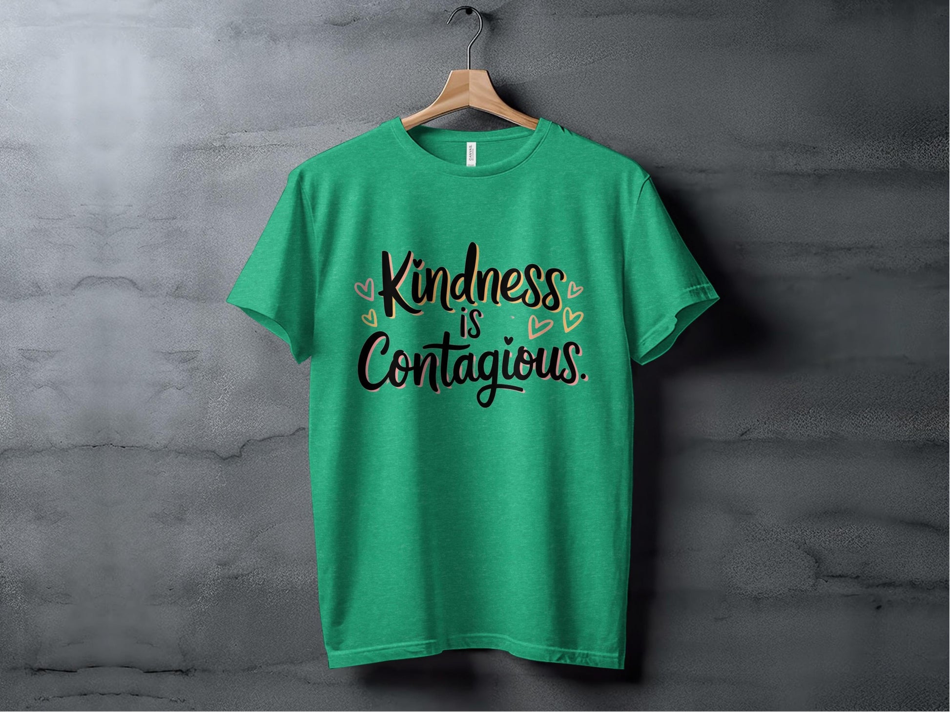 Kindness Is Contagious Tee XS / Heather Kelly