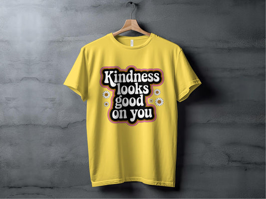 Kindness Looks Good On You Tee XS / Maize Yellow