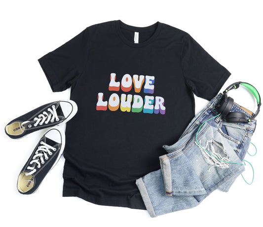 Love Louder Tee XS / Black
