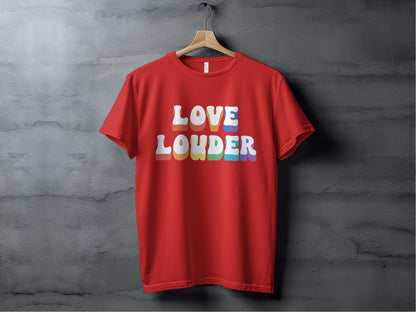 Love Louder Tee XS / Red