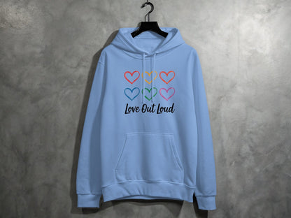 Love Out Loud Hoodie S / Carolina Blue