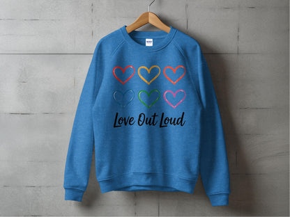 Love Out Loud Sweatshirt S / Heather Deep Royal