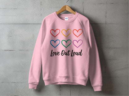 Love Out Loud Sweatshirt S / Light Pink