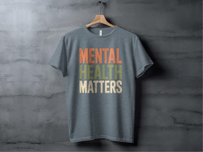 Mental Health Matters Tee XS / Heather Slate