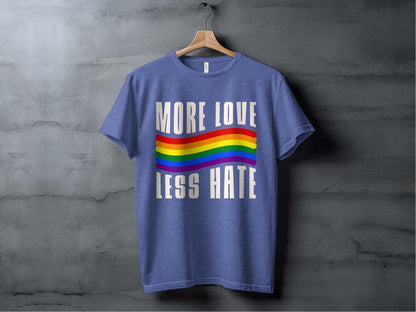 more love less hate XS / Heather True Royal