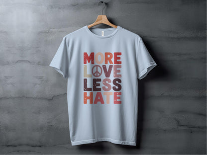 more love less hate XS / Light Blue
