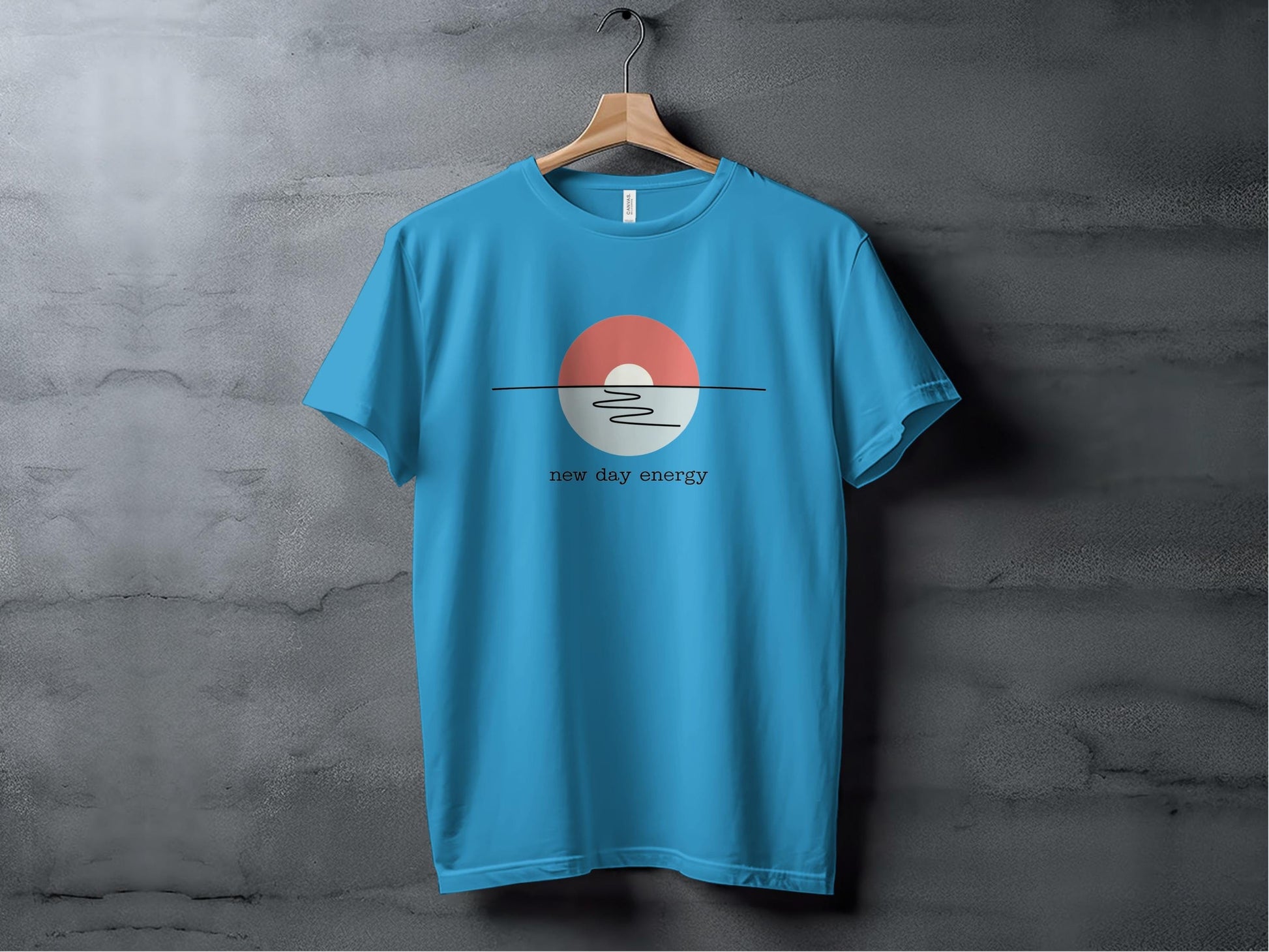 New Day Energy Tee XS / Aqua