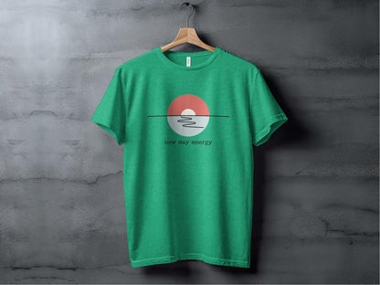New Day Energy Tee XS / Heather Kelly