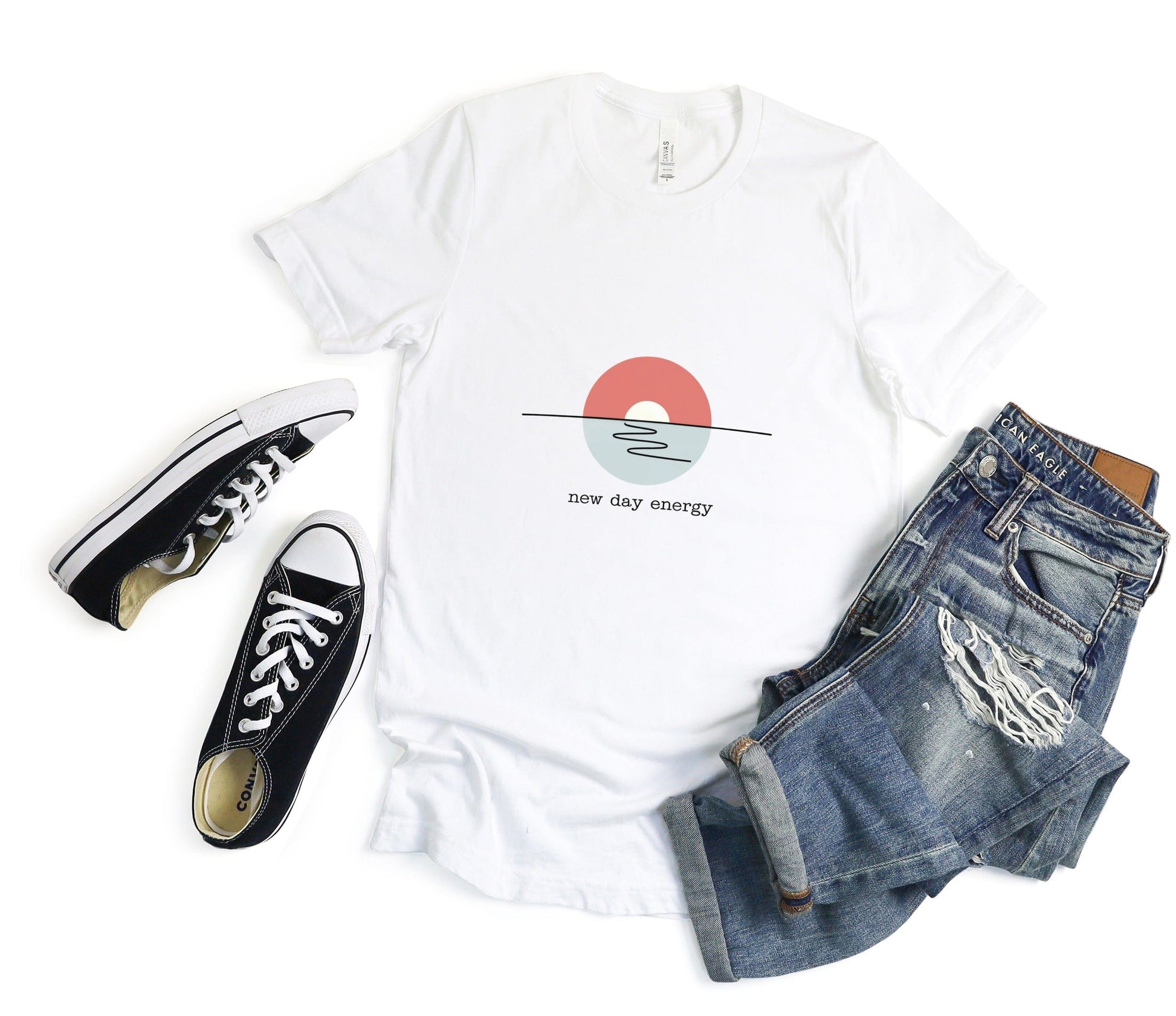New Day Energy Tee XS / White