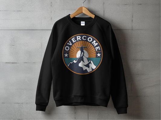 Overcome Mountain Top Sweatshirt S / Black