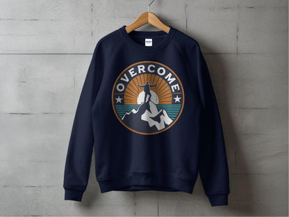 Overcome Mountain Top Sweatshirt S / Navy