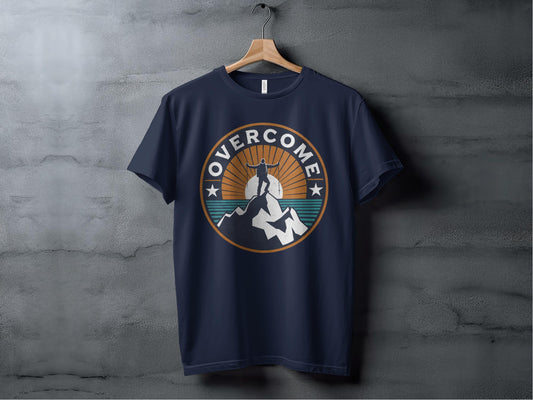 Overcome Mountain Top Tee XS / Navy