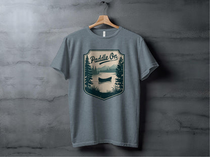 Paddle On Tee XS / Heather Slate