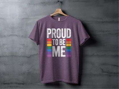 Proud to be me XS / Heather Team Purple