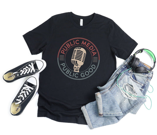 Public Media Public Good Tee XS / Black