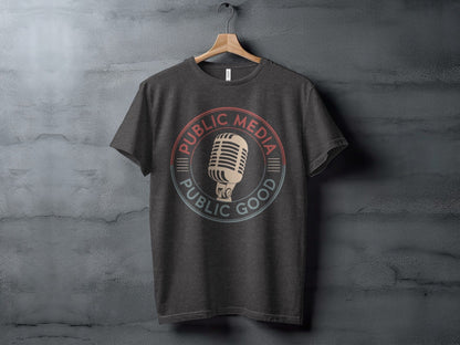 Public Media Public Good Tee XS / Dark Grey Heather