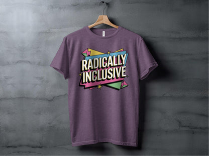 Radically Inclusive Tee XS / Heather Team Purple
