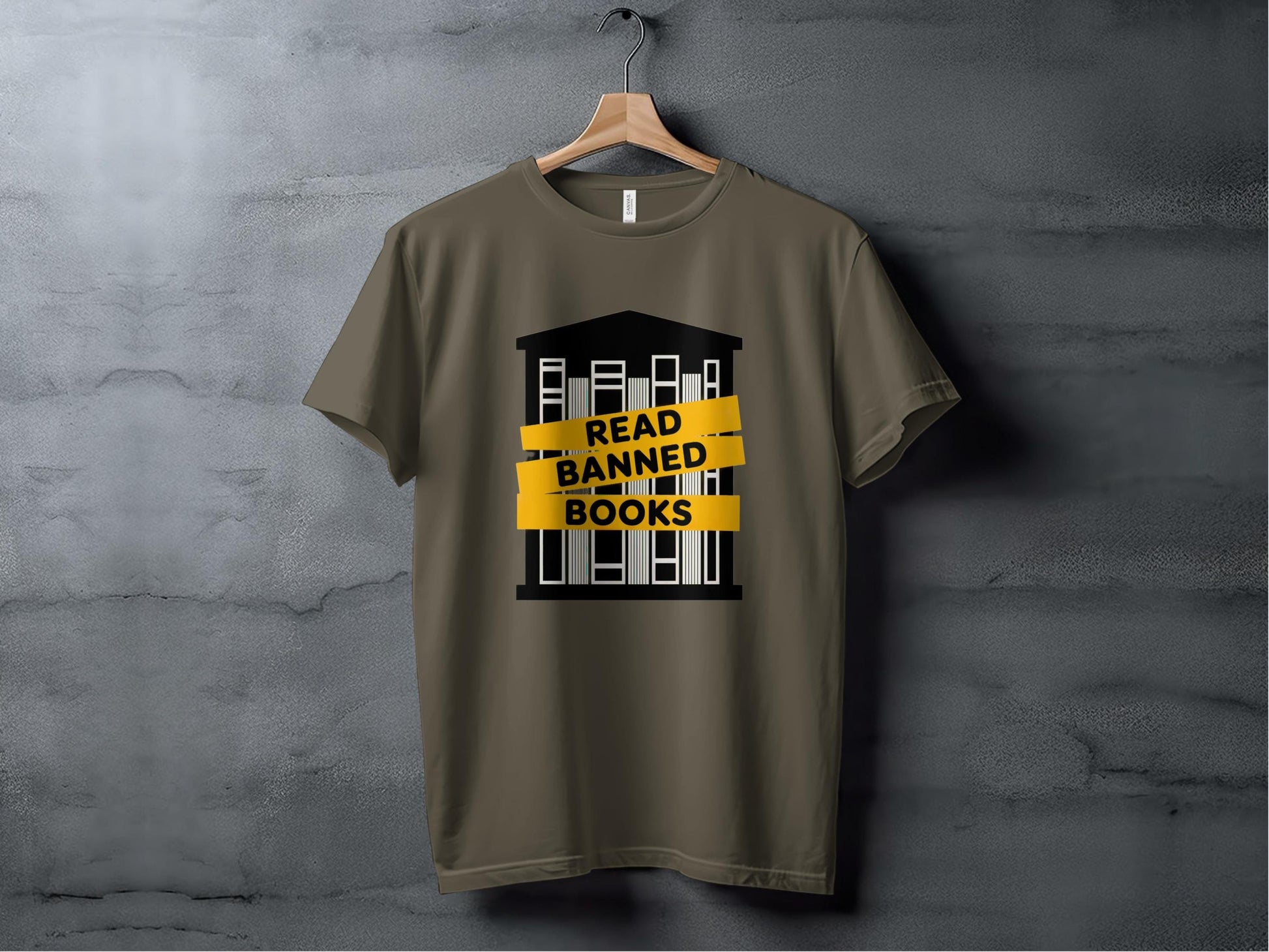 Read Banned Books Tee XS / Army
