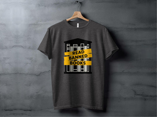 Read Banned Books Tee XS / Dark Grey Heather