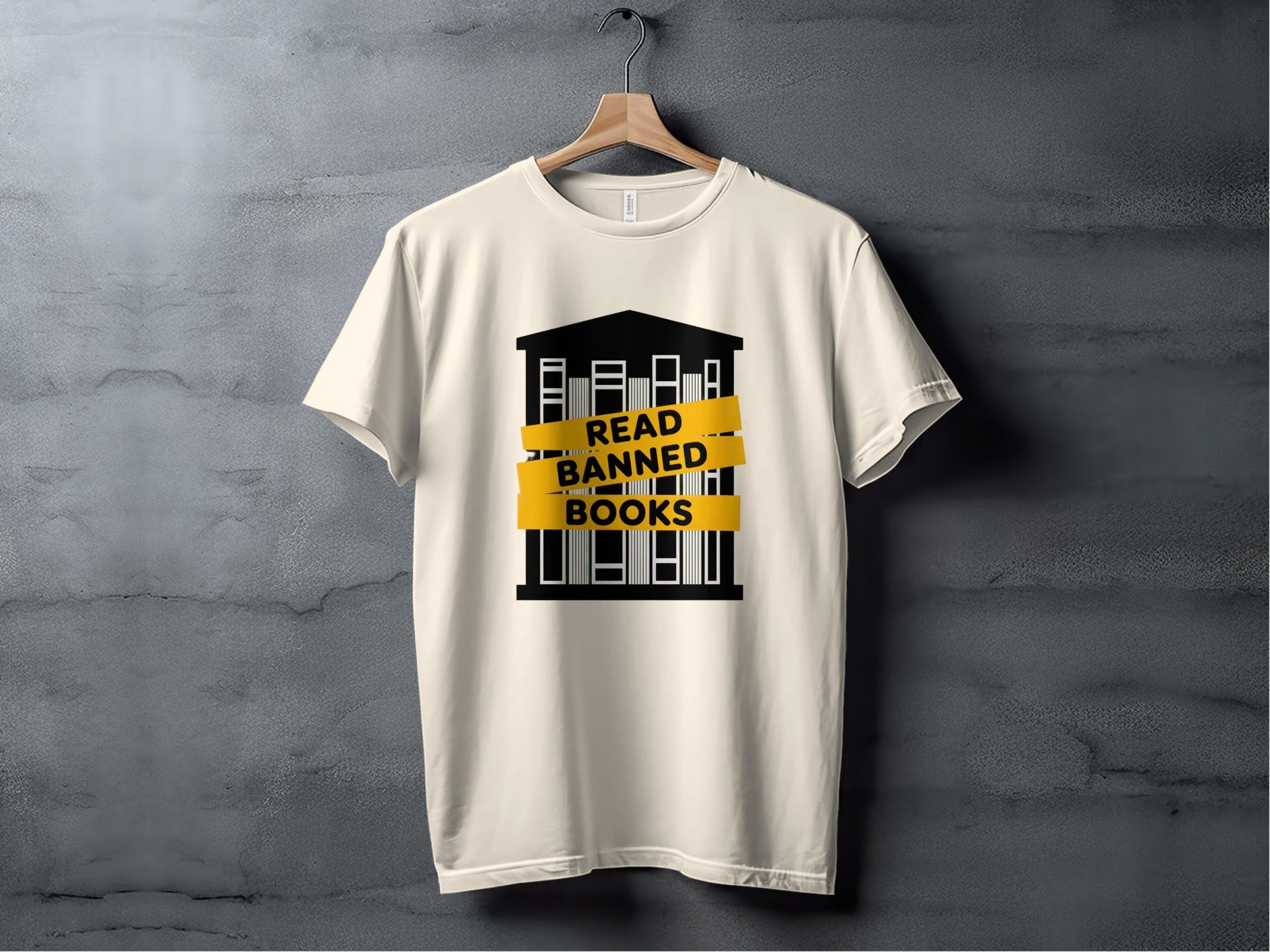 Read Banned Books Tee XS / Natural