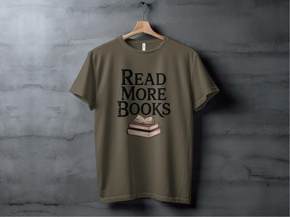 Read More Books Tee XS / Army