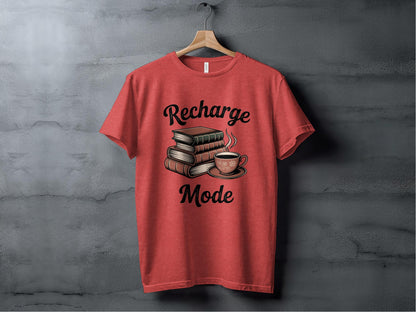 Recharge Mode Tee XS / Heather Red