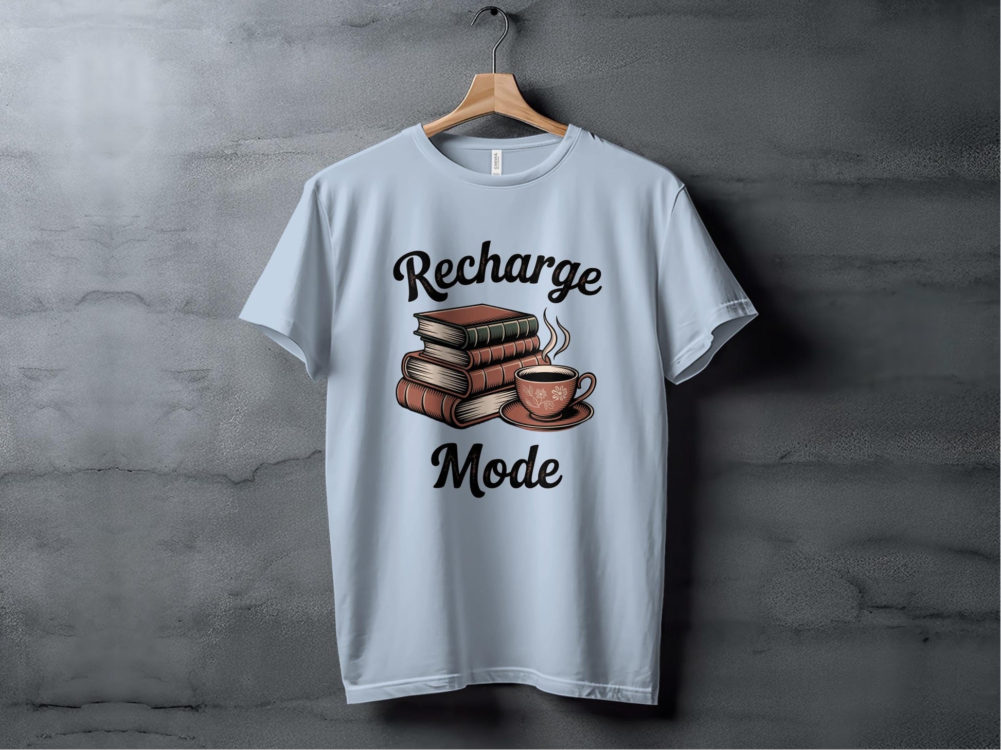 Recharge Mode Tee XS / Light Blue