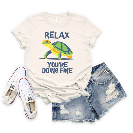 Relax, You’re Doing Fine Tee XS / Natural