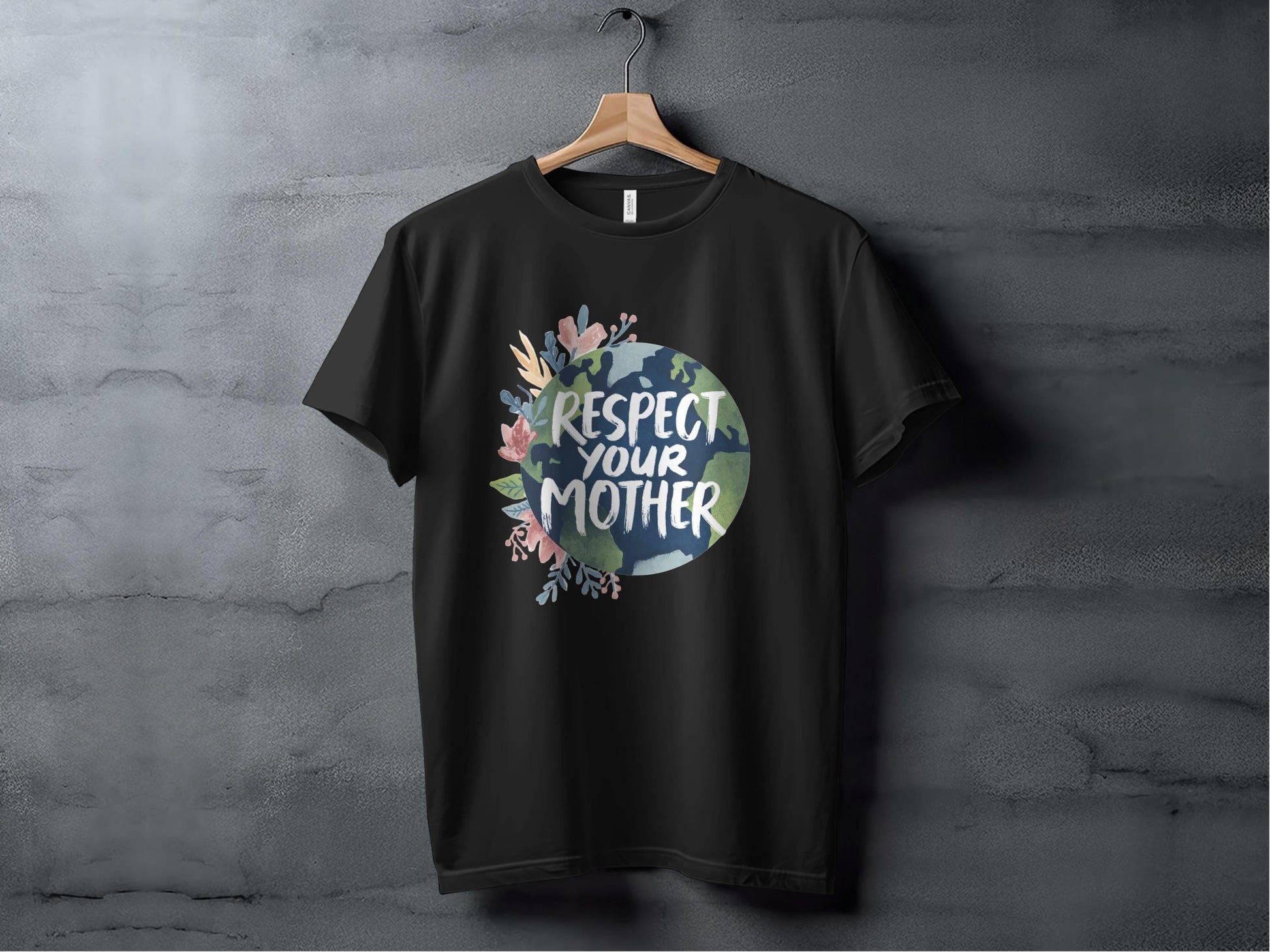 Respect Your Mother Earth Tee XS / Black