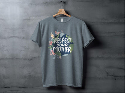 Respect Your Mother Earth Tee XS / Heather Slate