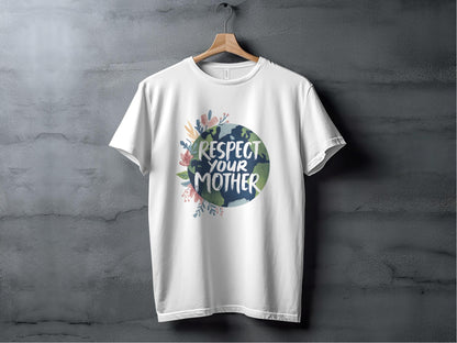 Respect Your Mother Earth Tee XS / White