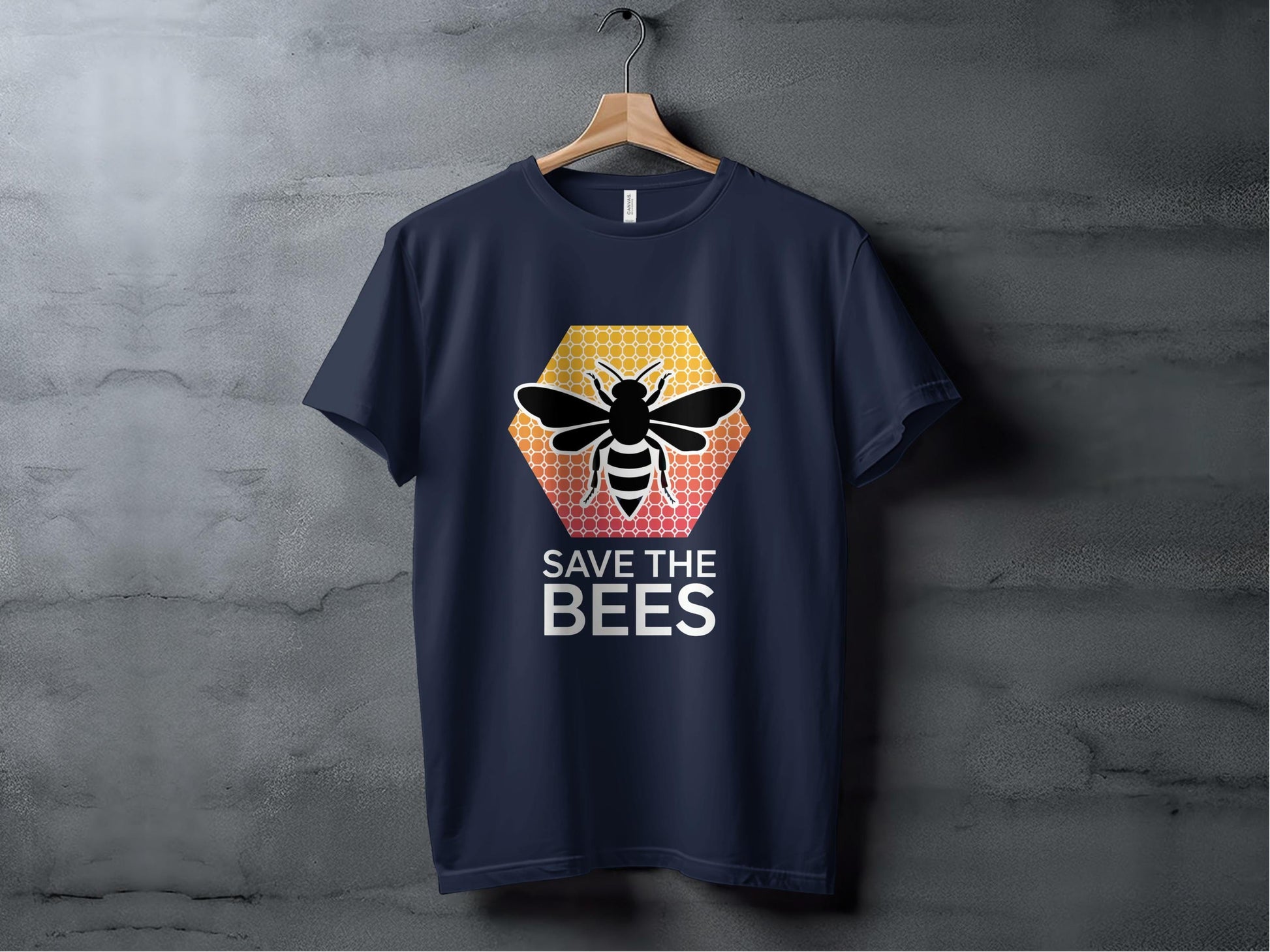 Save the Bees Modern Tee XS / Navy