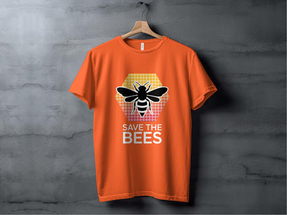 Save the Bees Modern Tee XS / Orange