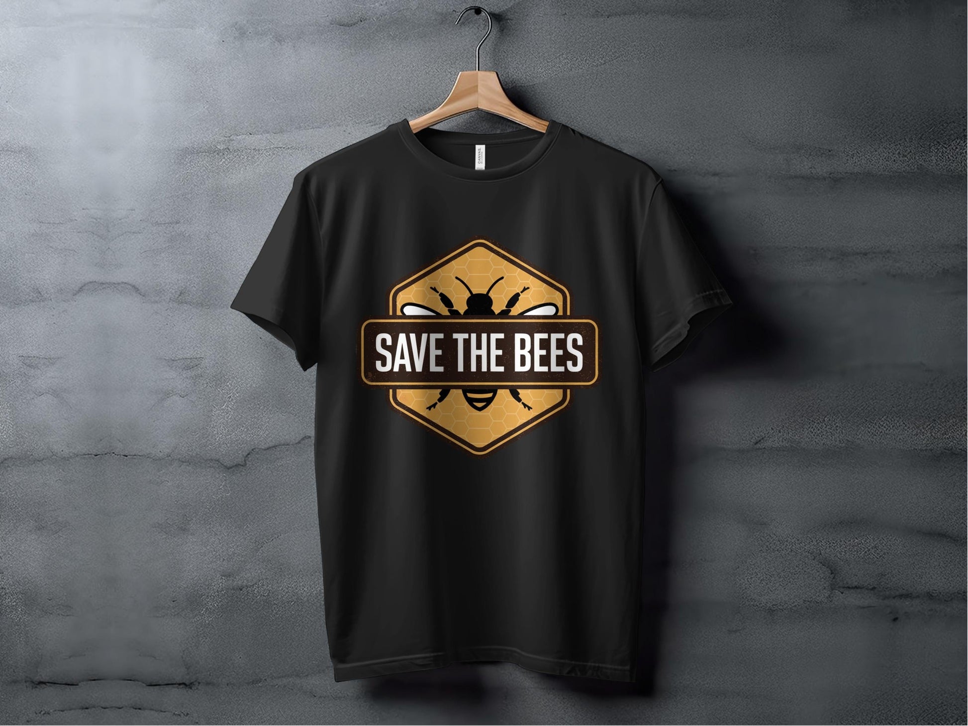 Save the Bees Badge Tee XS / Black