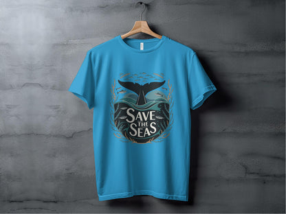 Save the Seas Tee XS / Aqua