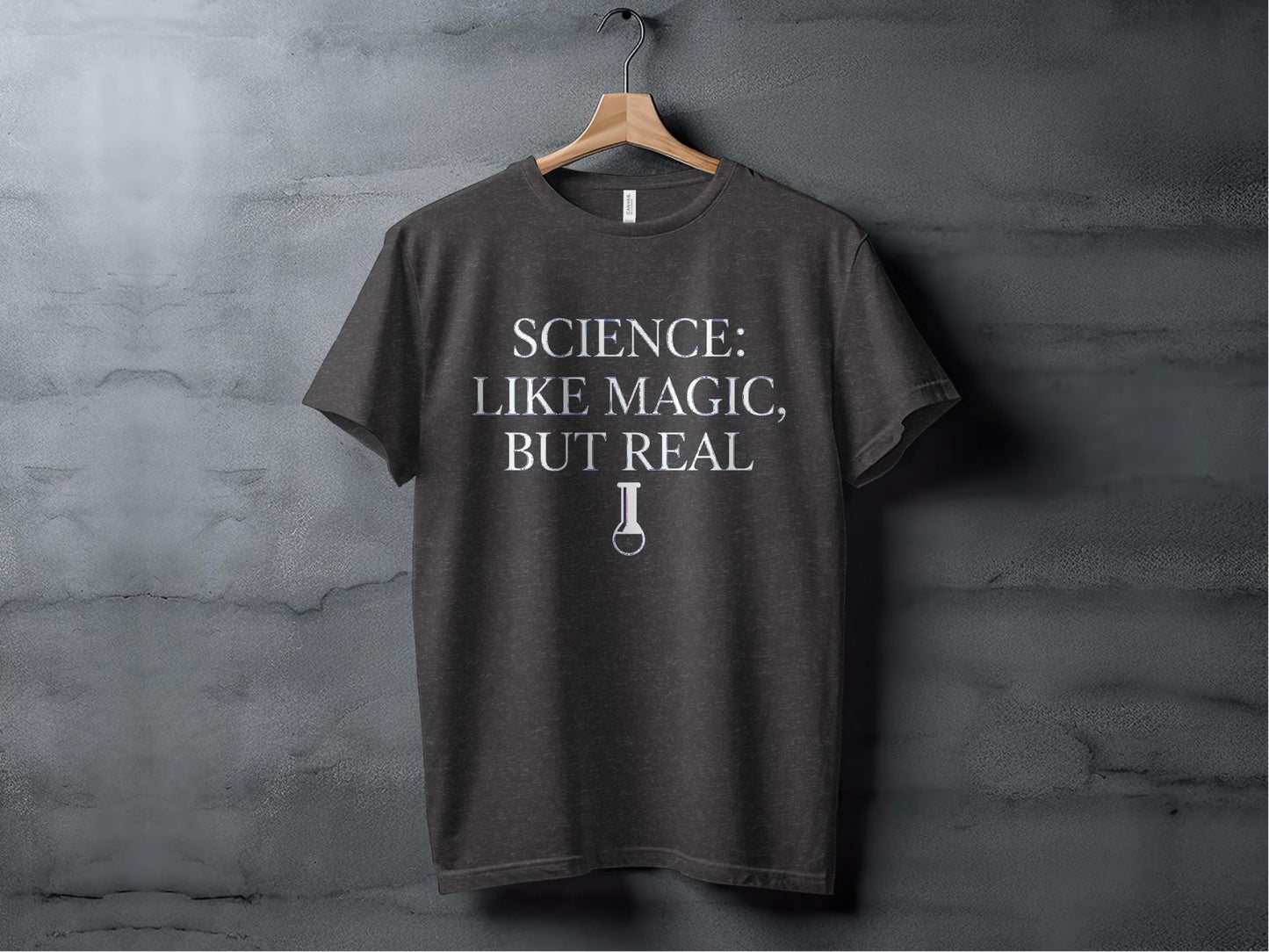 Science: Like Magic, But Real Tee XS / Dark Grey Heather