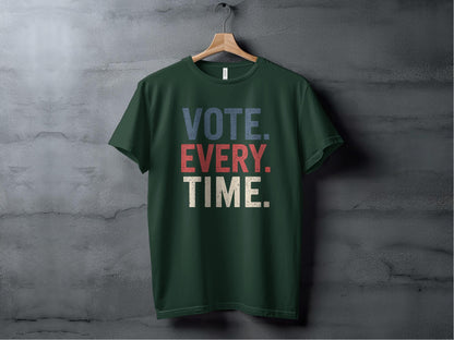 Vote Every Time Tee XS / Forest