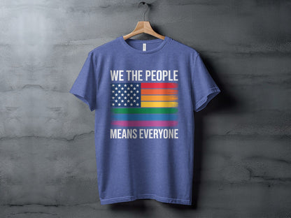 we the people means everyone XS / Heather True Royal